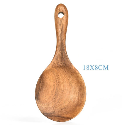 Natural Wood Kitchen Utensil Set | 2, 4, 7 & 8-Piece Sets