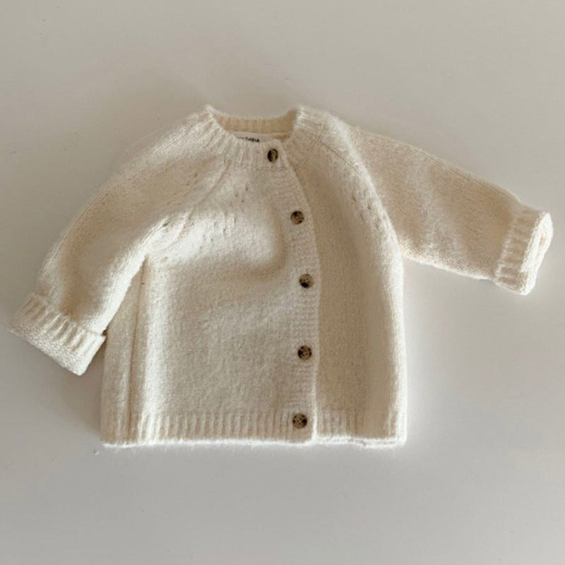 Children's Knitted Cardigan | Soft Cotton Knitwear for Toddlers