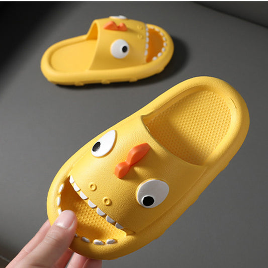 Kids' Shark Slippers – Non-Slip Indoor & Shower Shoes