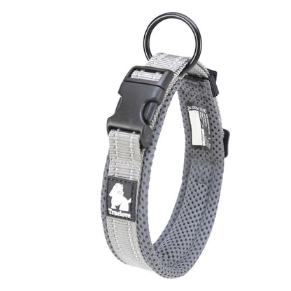 3M Reflective Padded Dog Collar – Soft Mesh Lining | 11 Colours | Sizes XXS–3XL
