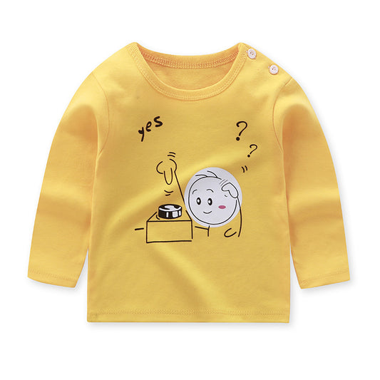 Children's Cartoon Print T-Shirt | Unisex Soft Cotton | 9 Colours