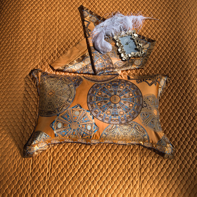 Luxury Jacquard Bedding Set | Yarn-Dyed Woven Design