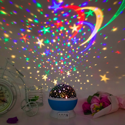 Rotating Star & Constellation Projector Night Light