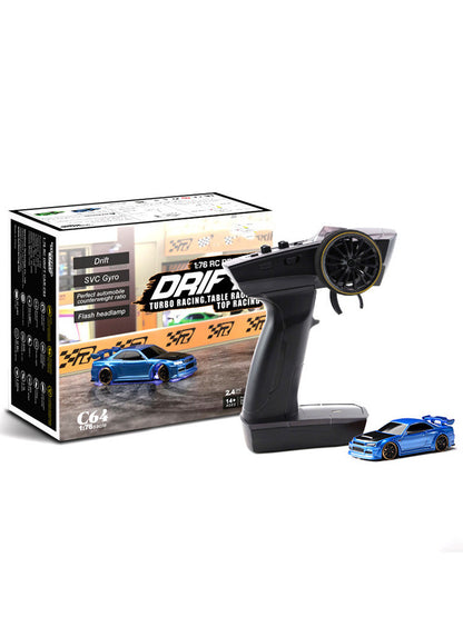 Turbo Racing C64 1/76 Drift RC Car with Gyro - Remote Control