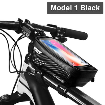 Bicycle Top Tube Bag – 1L Compact Handlebar Frame Bag Multiple Styles