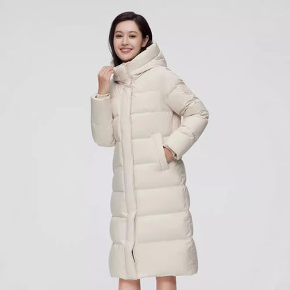 Women's Duck Down Below-the-Knee Puffer Coat – 3 Colours