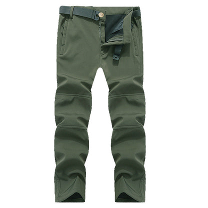 Men's Outdoor Softshell Trousers – Waterproof Hiking Pants