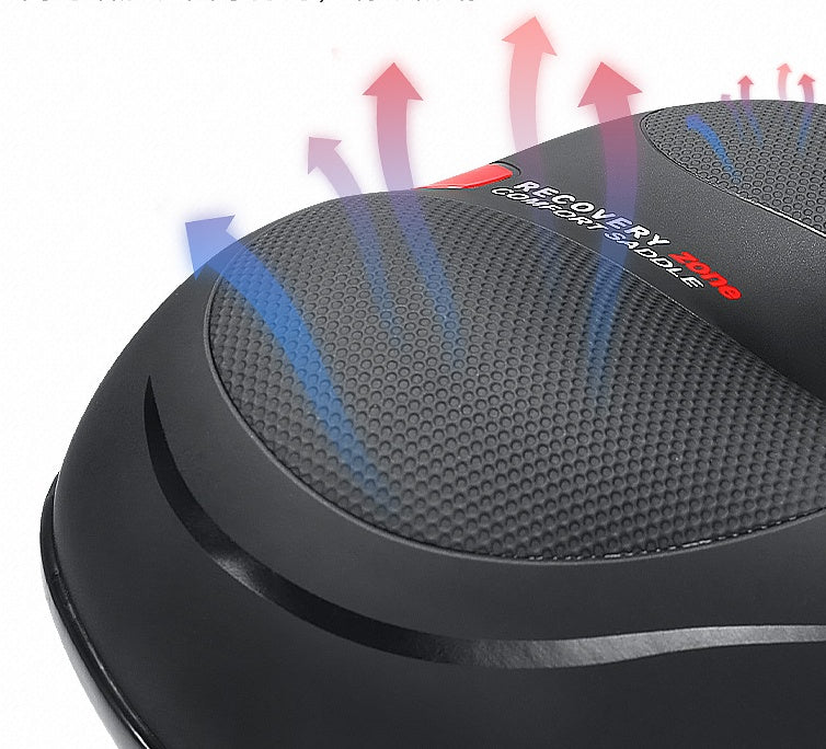 Shock Absorbing Bicycle Saddle – Spring & Spherical Suspension Seat Red, Green & Blue