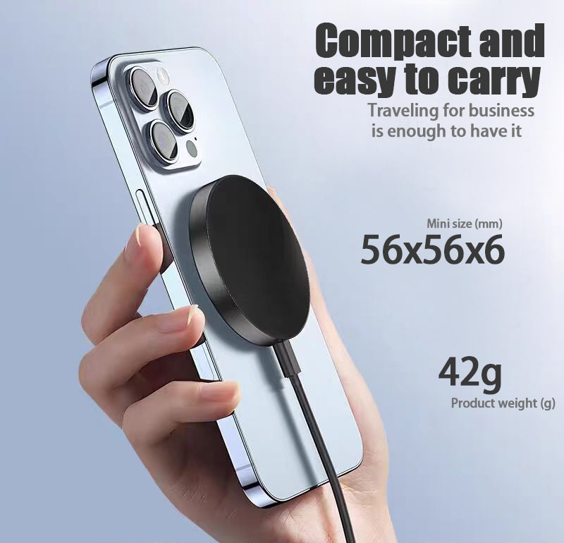 Qi2 Magnetic Wireless Fast Charger 15W for iPhone