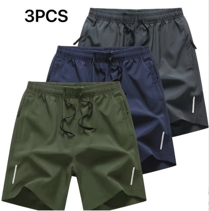 Men's Cargo Shorts Multi-Pack | Polyester Drawstring with Belt XXS-3XL