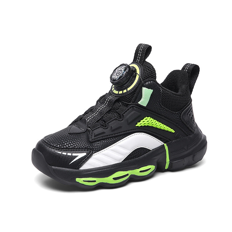 Children's Mesh Basketball Shoes | Velcro | Lightweight | EU 28-40