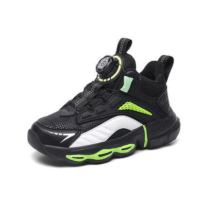 Children's Mesh Basketball Shoes | Velcro | Lightweight | EU 28-40