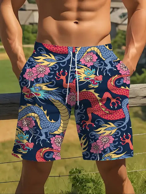 Men's Casual Printed Leisure Shorts