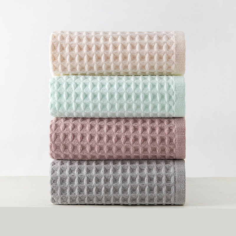 Pure Cotton Jacquard Face Towel | Low-Lint 34x72cm | 7 Colours
