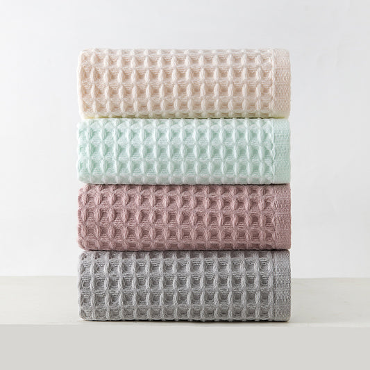Pure Cotton Jacquard Face Towel | Low-Lint 34x72cm | 7 Colours