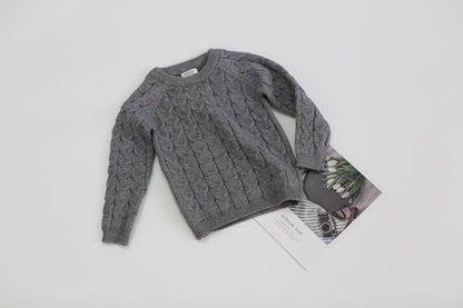 Children's Slim-Fit Knit Sweater – Toddler & Kids Pullover