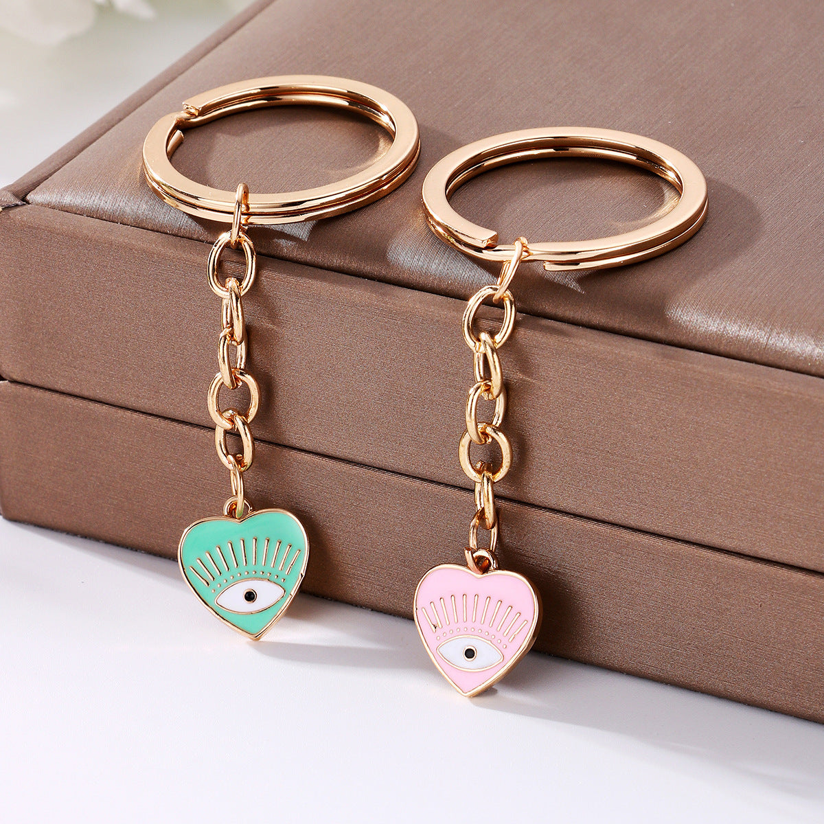 Cute Cartoon Keychain Pair | Novelty Alloy Charm 6 Designs