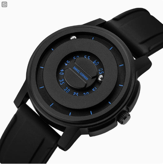 Fashion Coloured Dial Watch with Interchangeable Strap