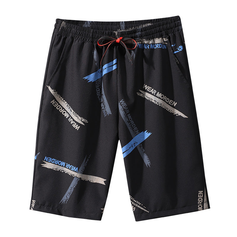 Men's Printed Sports Shorts | Polyester Casual M-5XL