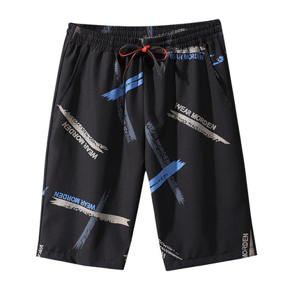 Men's Printed Sports Shorts | Polyester Casual M-5XL