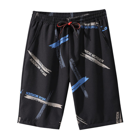 Men's Printed Sports Shorts | Polyester Casual M-5XL