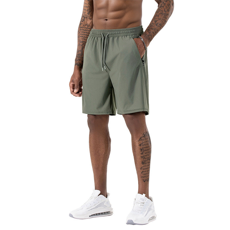 Men's Ice Silk Quick-Dry Sports Shorts