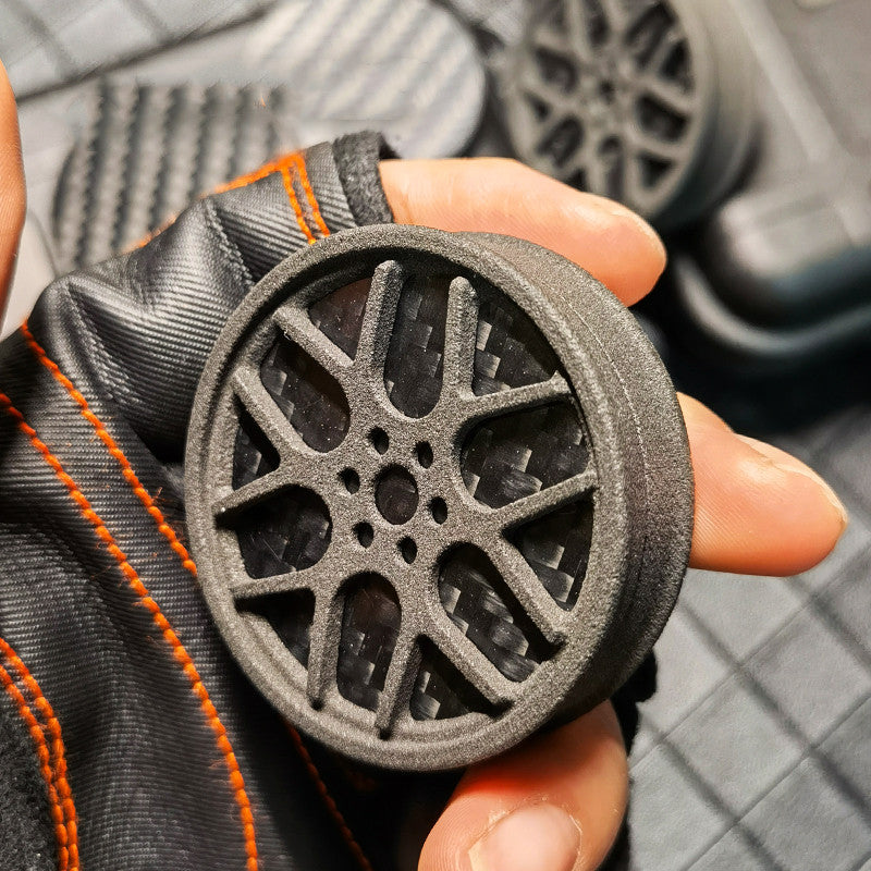 Carbon Fibre Magnetic Push Card Spinning Top Fidget Toy | EDC