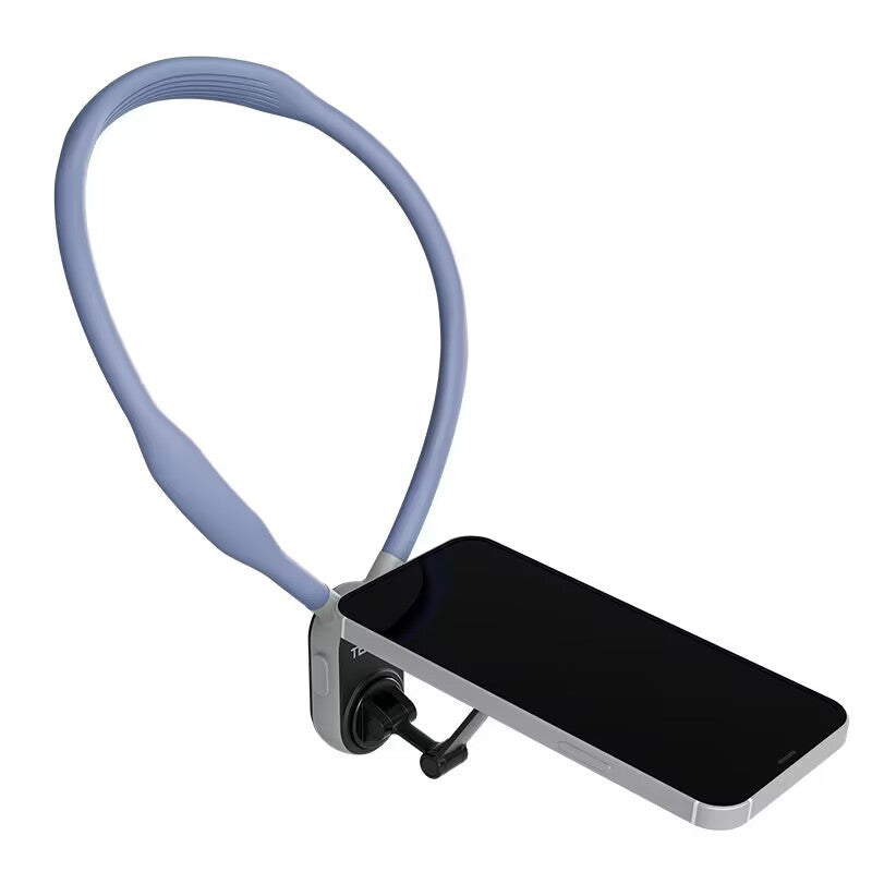 Magnetic Silicone Phone Neck Mount with Quick Release