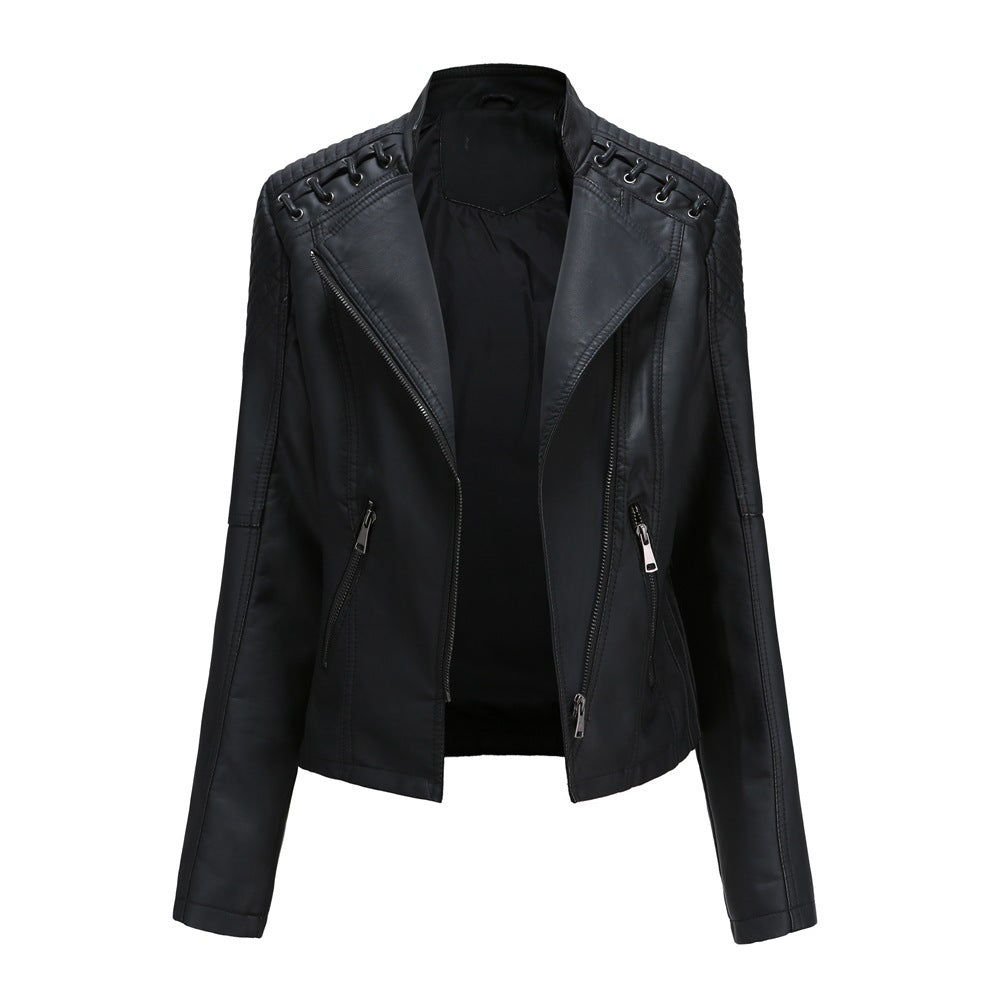 Women's Faux Leather Short Jacket | Slim Fit in 6 Colours