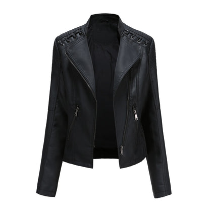 Women's Faux Leather Short Jacket | Slim Fit in 6 Colours