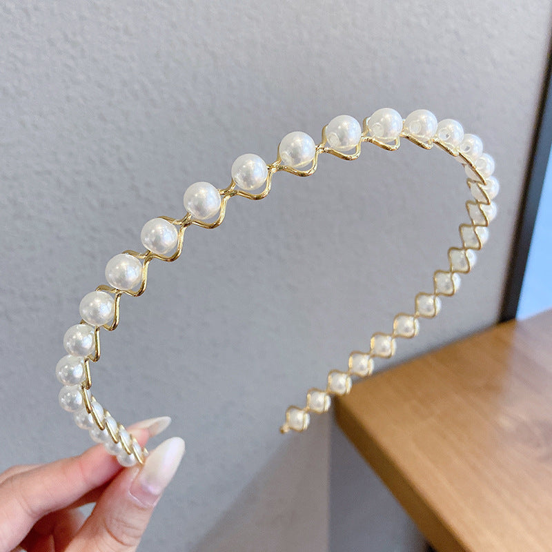 Korean Pearl Headband – 19 Styles | Plated Metal & Pearl
