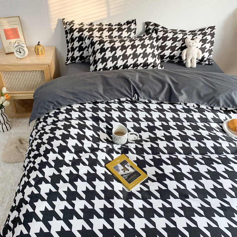 Printed Polyester Bedding Set 3 or 4 Piece | 10 Designs 5 Sizes