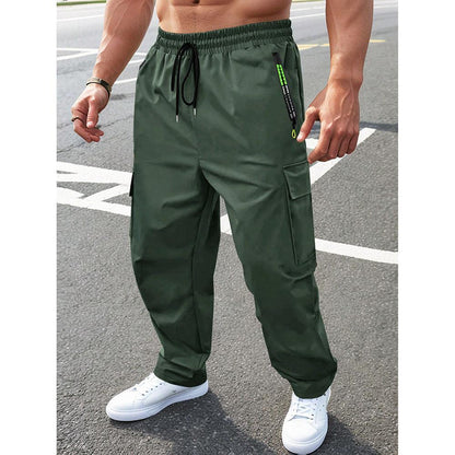Men's Loose Fit Cargo Trousers | Large Pockets S-3XL