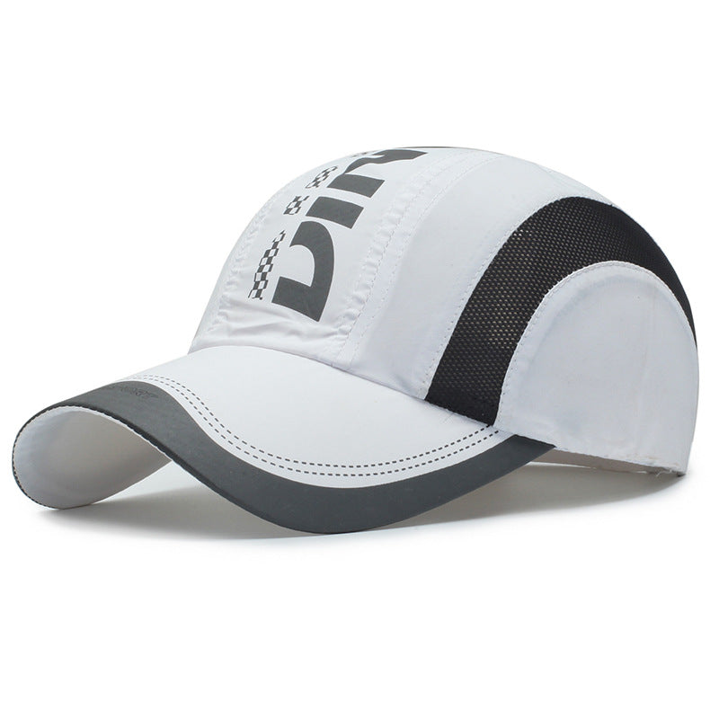 Breathable Polyester Sports Cap - Sun Protection Dome Cap