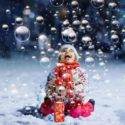 Fireworks Bubble Machine with Lights & Music - Kids Bubble Toy