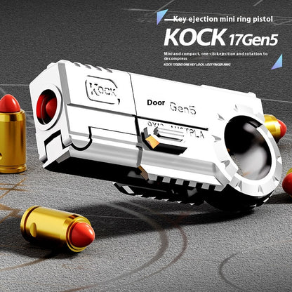 JJ003 Alloy Shell-Ejecting Soft Bullet Toy Gun