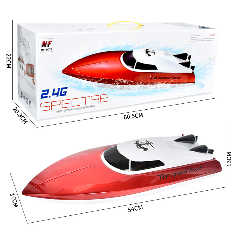 Remote Control Speedboat Toy - Waterproof Electric RC Boat