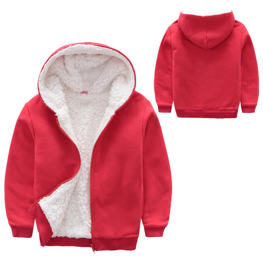 Kids Fleece Hooded Sweatshirt – Thick Cotton Hoodie