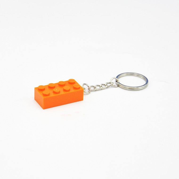 Mini Building Block Keychain Pack of 30 | ABS Brick Pendant | JP Collections