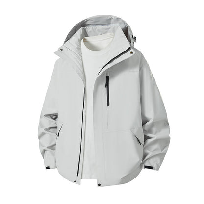 Unisex Waterproof Windproof Hooded Shell Jacket – 12 Colours