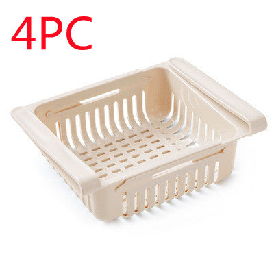 Stretchable Fridge Storage Basket Organiser