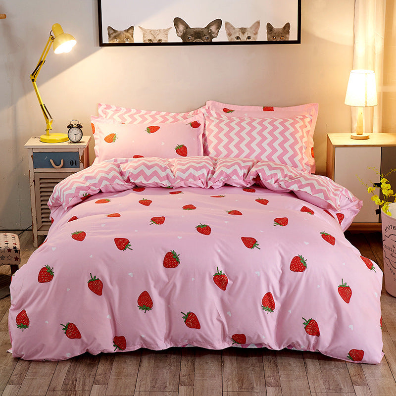 Reactive Print Bedding Set | 3 & 4 Piece | 4 Colours