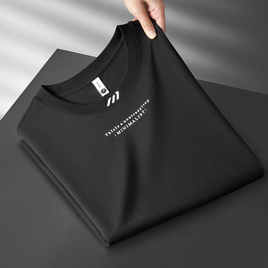 Men's Ice Silk Cool-Feel T-Shirt | Lightweight Summer Tee