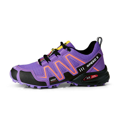 Unisex Off-Road Hiking Trainers - Non-Slip Rubber Sole Trail Running Shoes