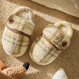 Children's Warm Indoor Cotton Slippers