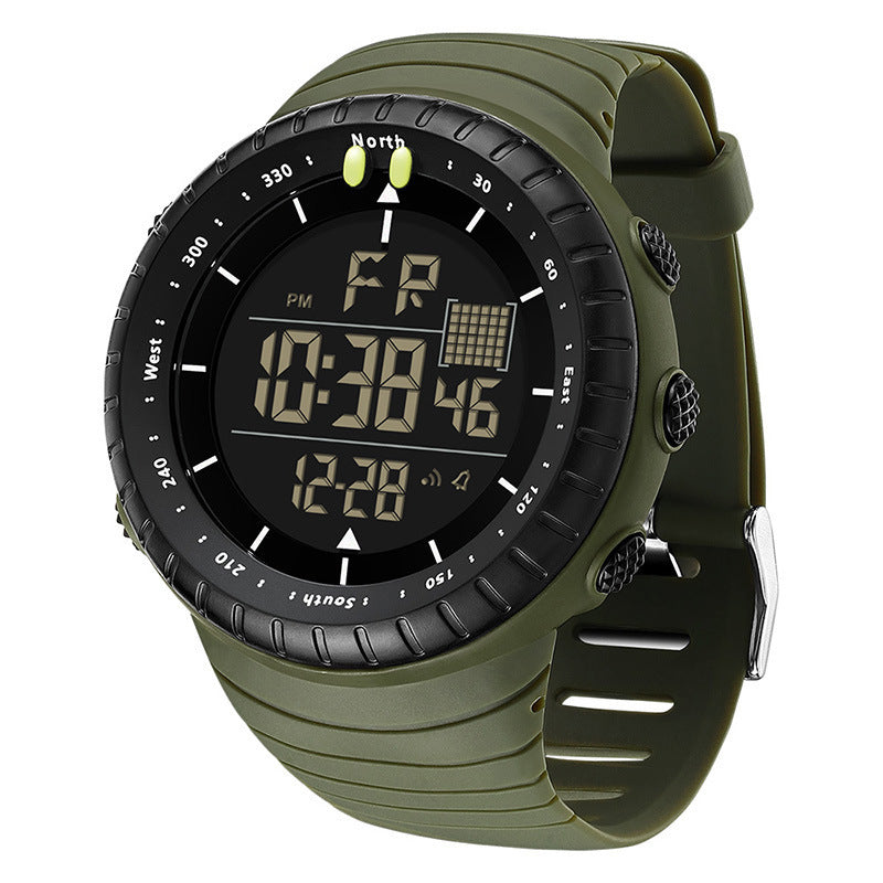 Large Dial Luminous Waterproof Watch for Men - Casual & Sports Style