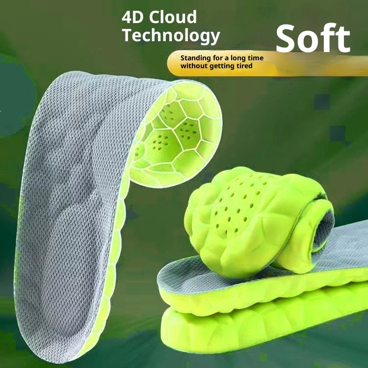 4D Cushioning Insoles – Soft Anti-Fatigue Shoe Inserts, Unisex