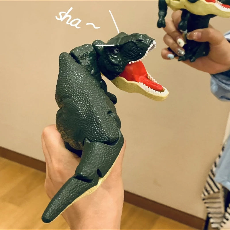 Push-Down Decompression Dinosaur Toy - Kids Fidget Toy Ages 4-6