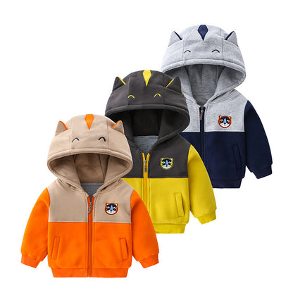 Children's Padded Cotton Hooded Jacket | Lightweight Kids Coat