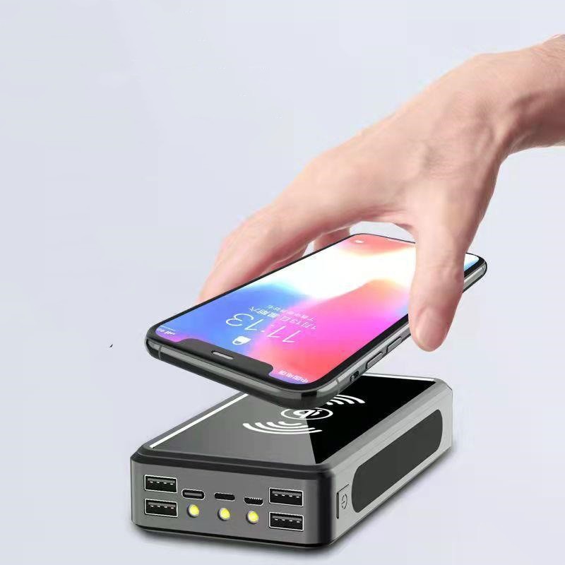 Outdoor Solar Power Bank – Wireless & Fast Charging 50000mAh, 80000mAh & 100000mAh with Flashlight